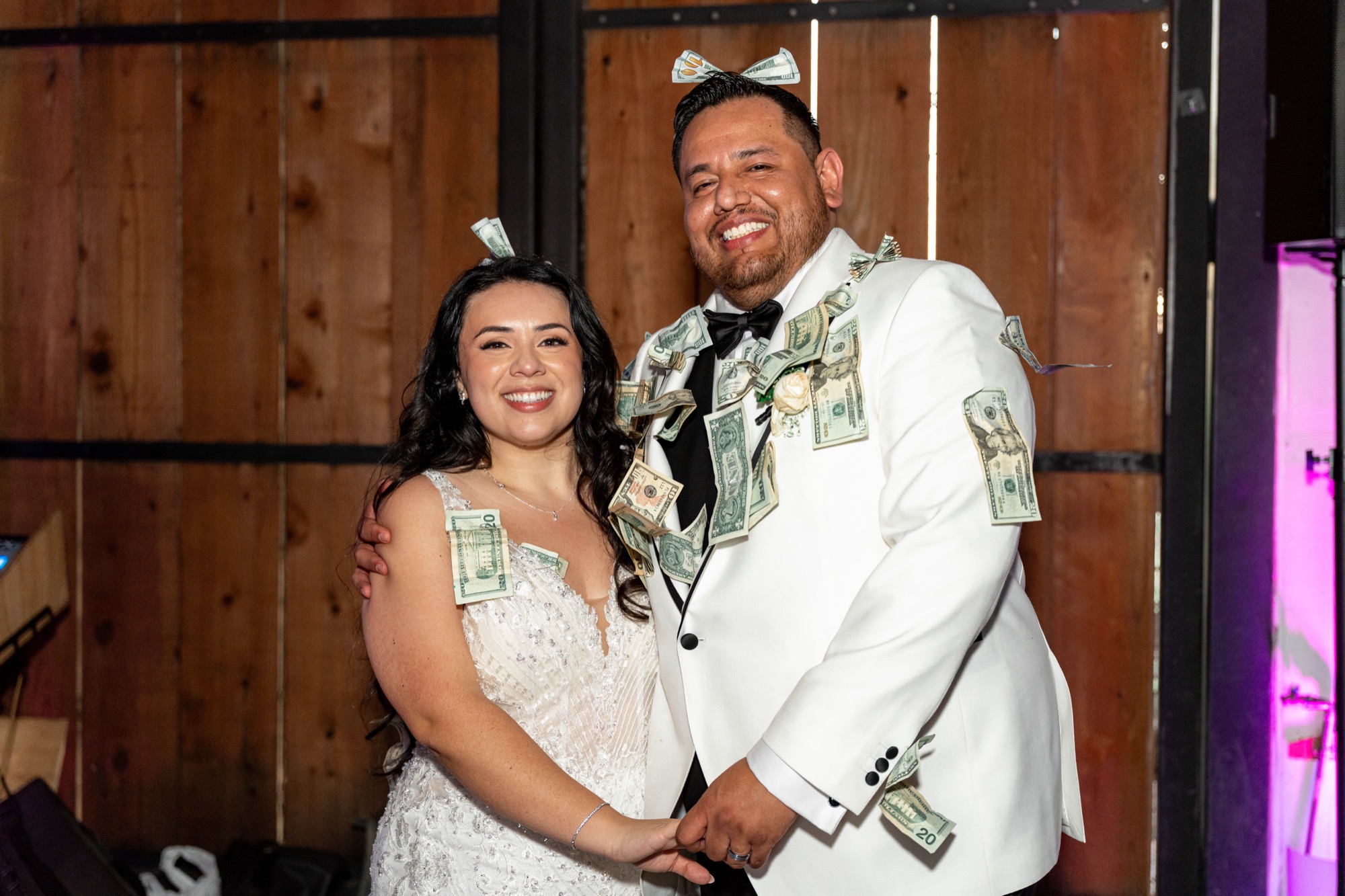 St. Vincent de Paul Church & Robledo Barn wedding photo